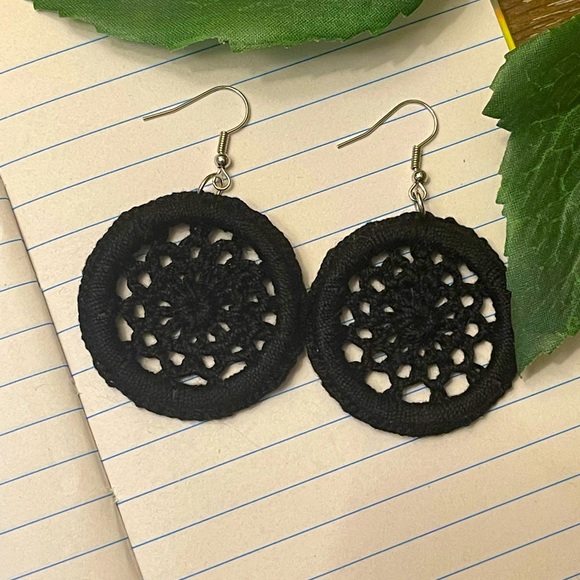 Gilchrist Design Jewelry - 💥SOLD💥Crocheted Dreamer Earrings